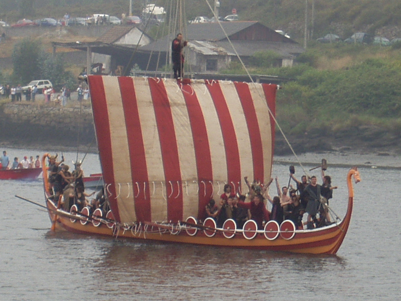 Vikings in Spain and a Galician Festival in the city of Catoeira