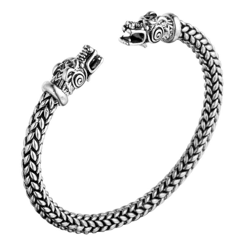 Berserker Warrior Bear 925 Sterling Silver Bracelet