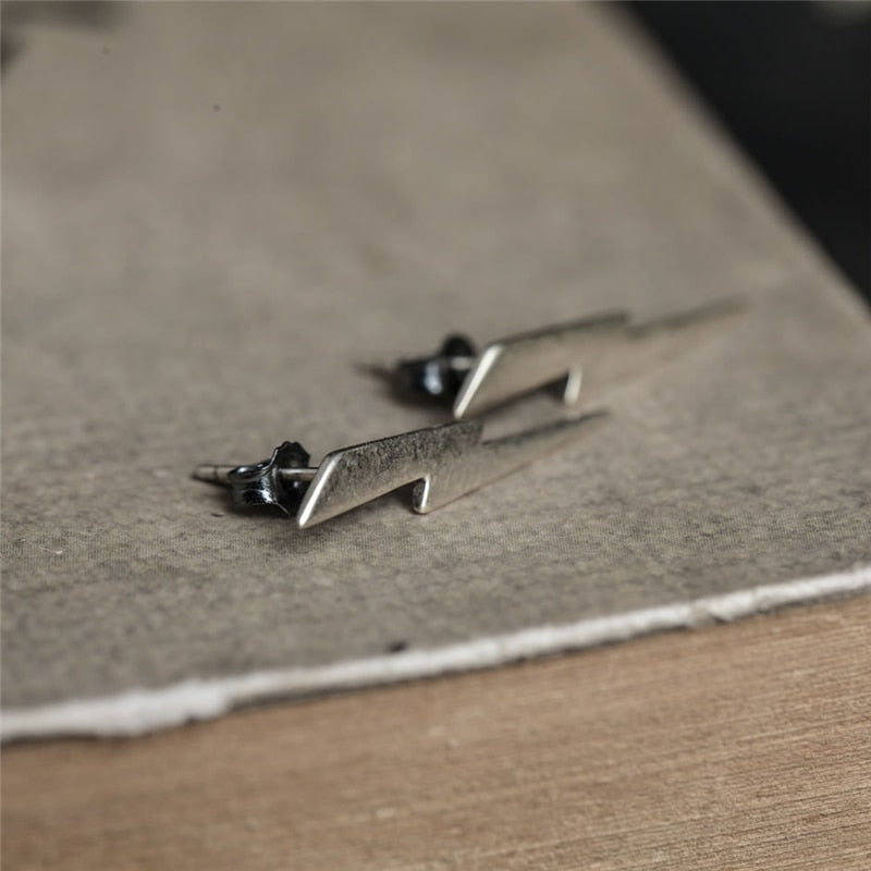 Thor Lightning 925 Sterling Silver Earrings