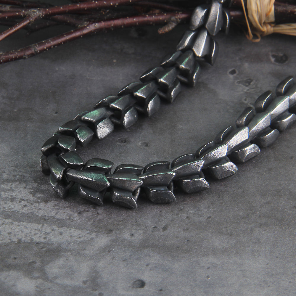 Jormungandr the Midgard Serpent Stainless Steel Necklace