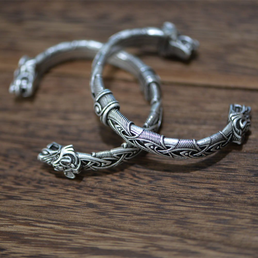 Wolves of Odin Geri and Freki Armring