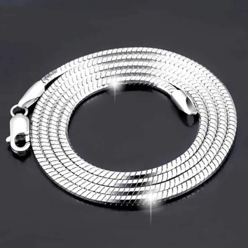 Dragon Scales 925 Sterling Silver Necklace Chain