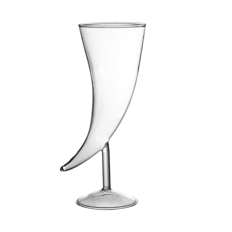 Viking Glass Drinking Horn