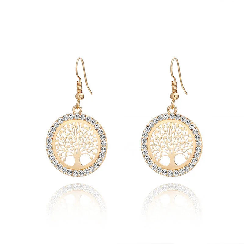 Yggdrasil the Tree of Life Drop Earrings