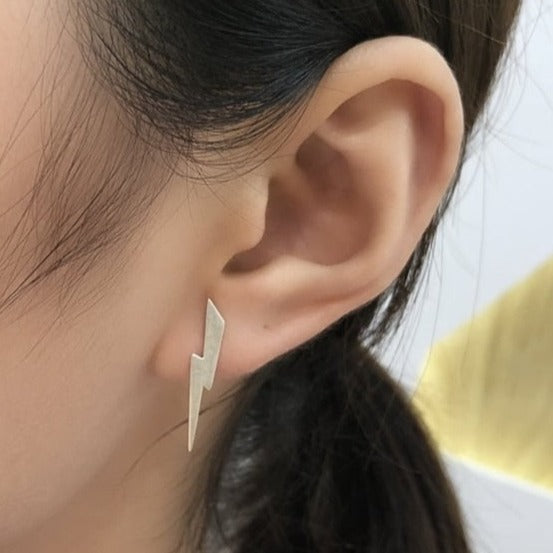 Thor Lightning 925 Sterling Silver Earrings