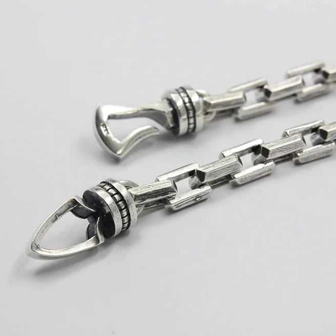 Gleipnir Chain 925 Sterling Silver Bracelet and Necklace