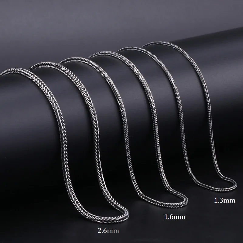 Gleipnir 925 Silver Foxtail chain