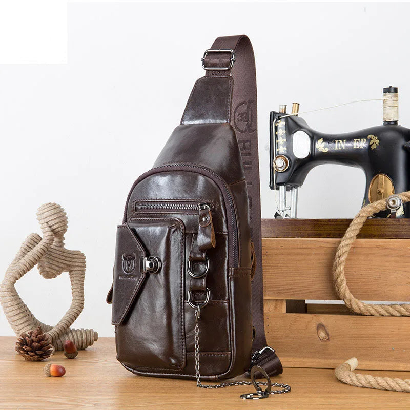 Loot Cow Leather Men's Shoulder Bag