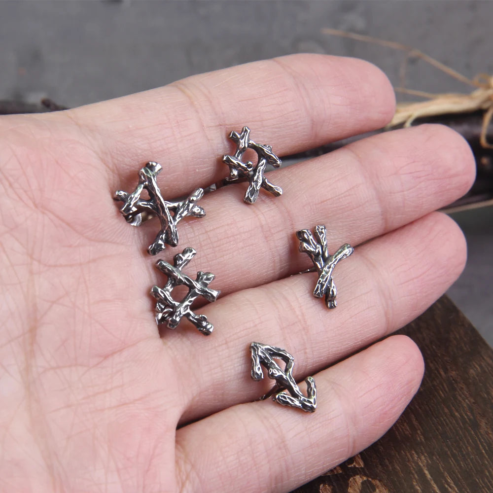 Old Runes - 316L stainless steel Viking Rune Stud Earring