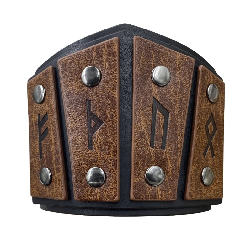 Runic Wristband Leather Bracelet