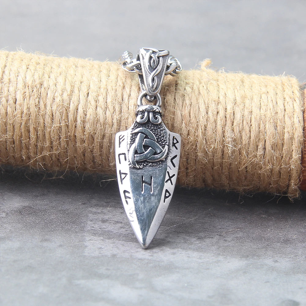 Odin's Spear Gungnir Steel Necklace