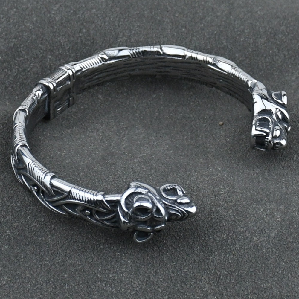 Wolves of Odin Geri and Freki Armring