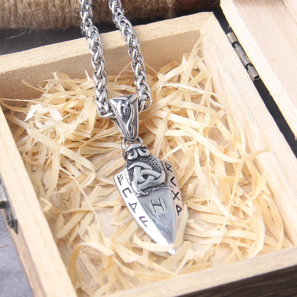 Odin's Spear Gungnir Steel Necklace