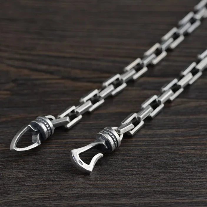 Gleipnir Chain 925 Sterling Silver Bracelet and Necklace