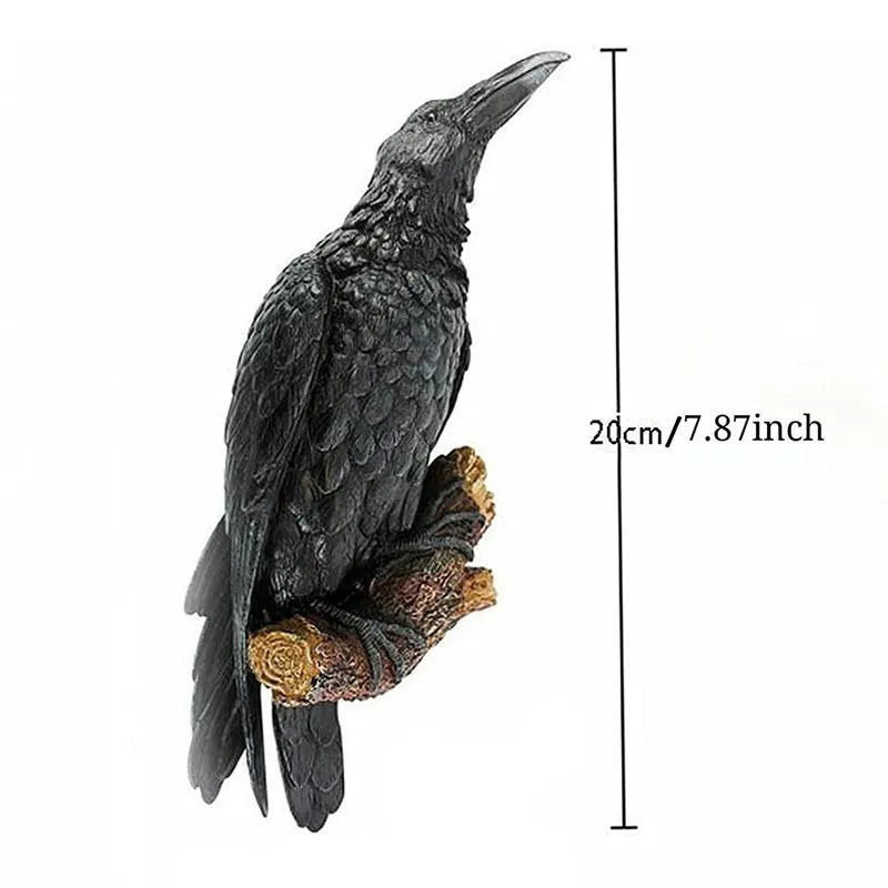 Odin Raven Statue in Resin
