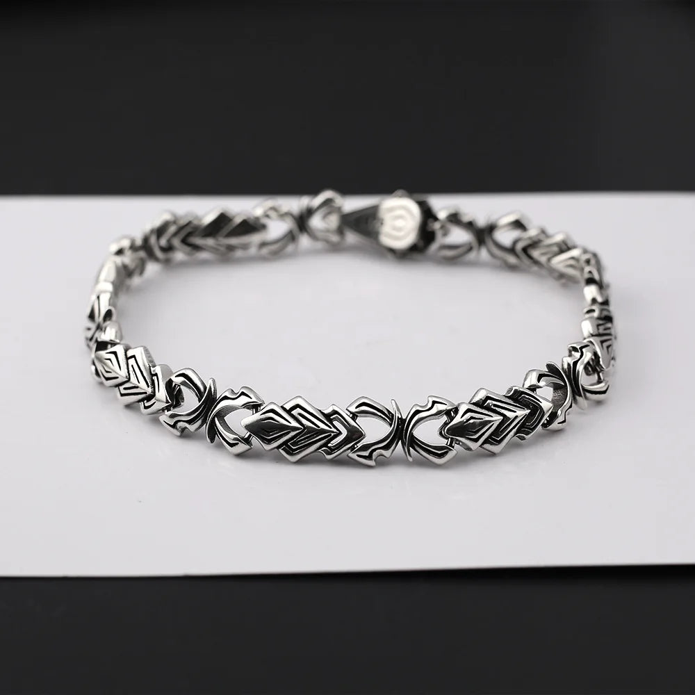 Gungnir The Spear of Odin 925 Sterling Silver Bracelet