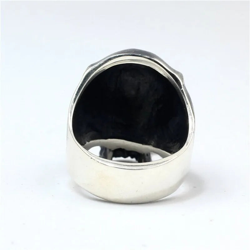 Bound to Hel 925 Sterling Silver Skull Ring