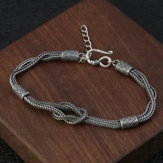 Knots of Wyrd 925 Silver Bracelet