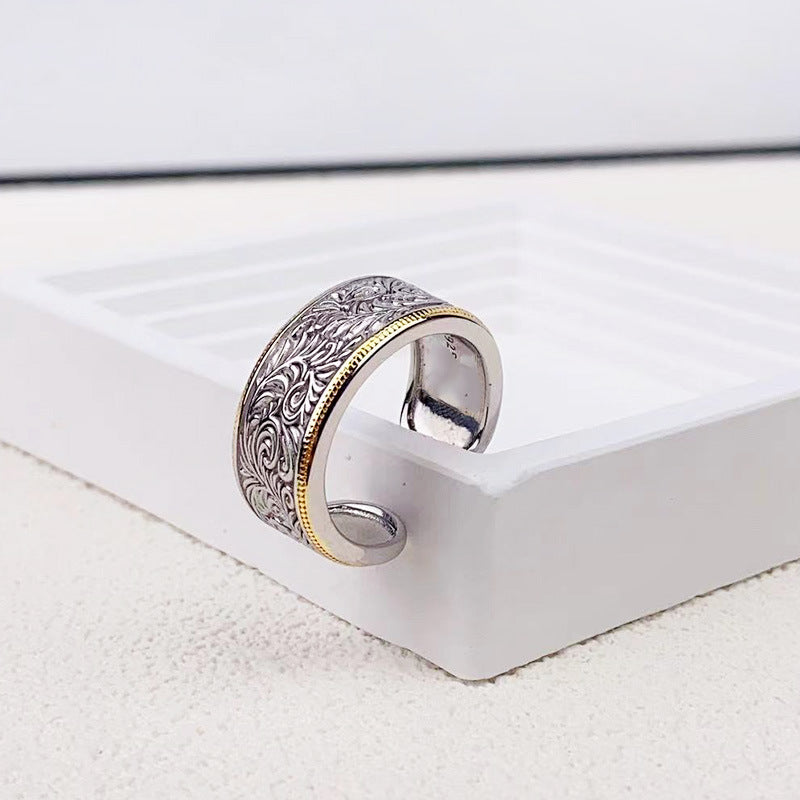 Freyja's Garden 925 Sterling Silver Adjustable Ring