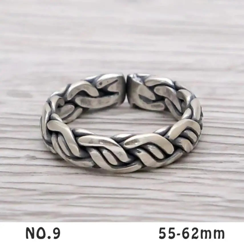 Wide Gleipnir - Handmade 925 Sterling Silver Ring