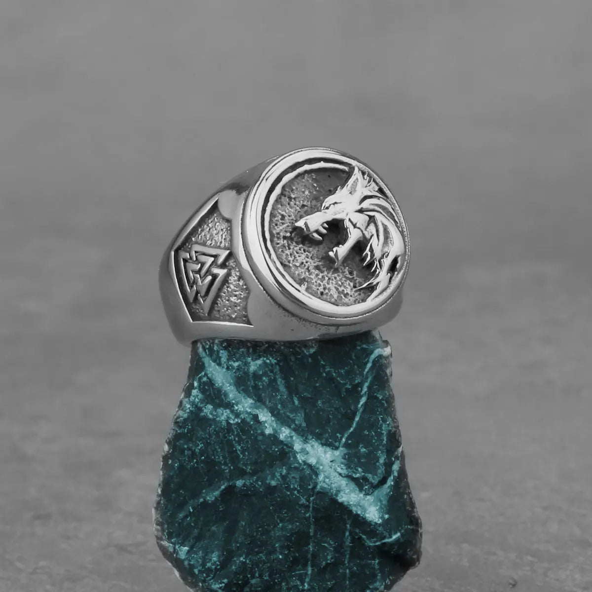 Fenrir Howls 316L Stainless Steel Ring