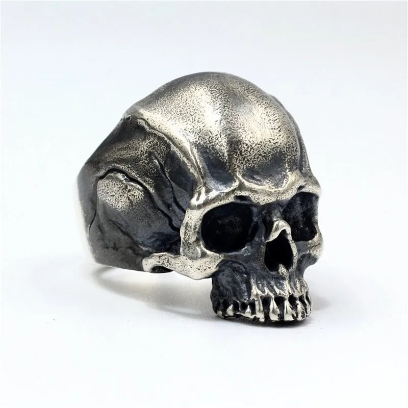 Bound to Hel 925 Sterling Silver Skull Ring