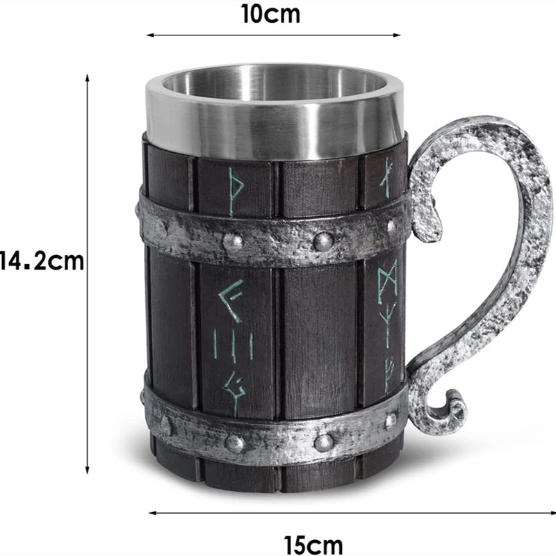 Viking Runic Drinking Mug