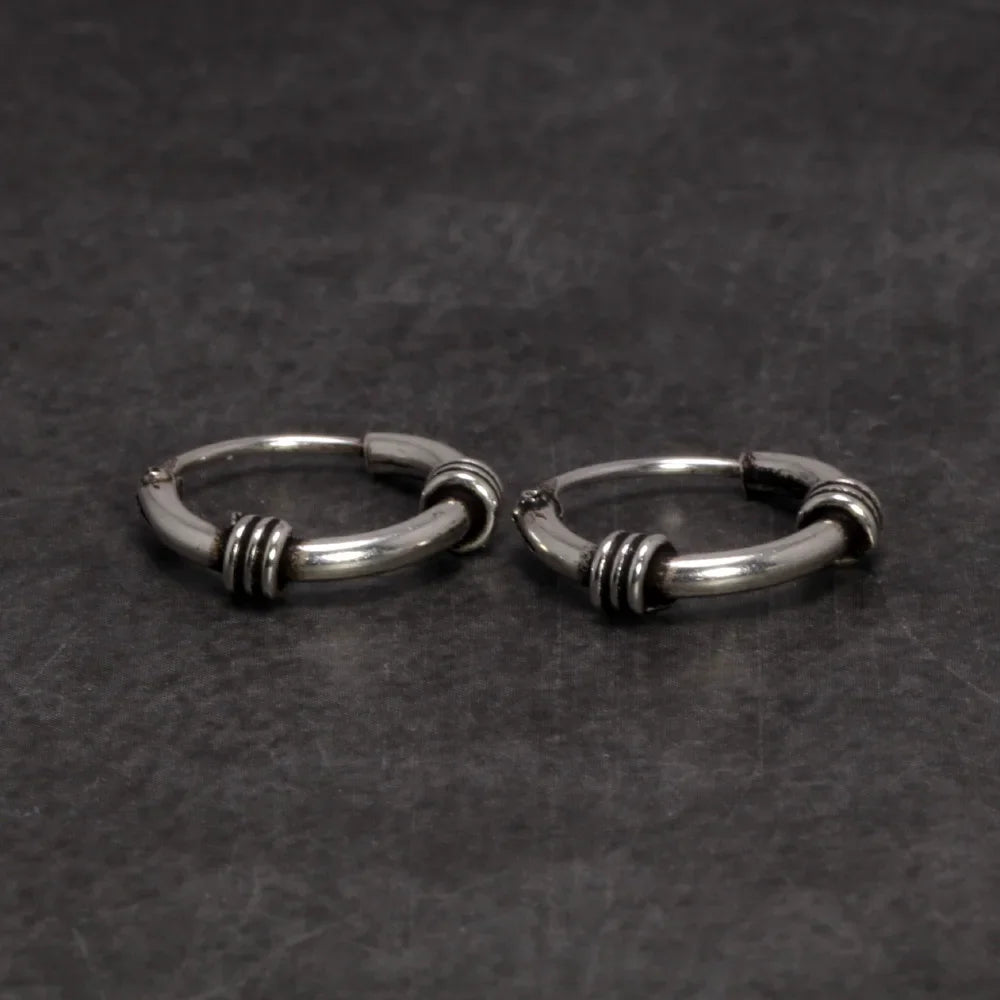 Oseberg Knot 925 Sterling Silver Earrings