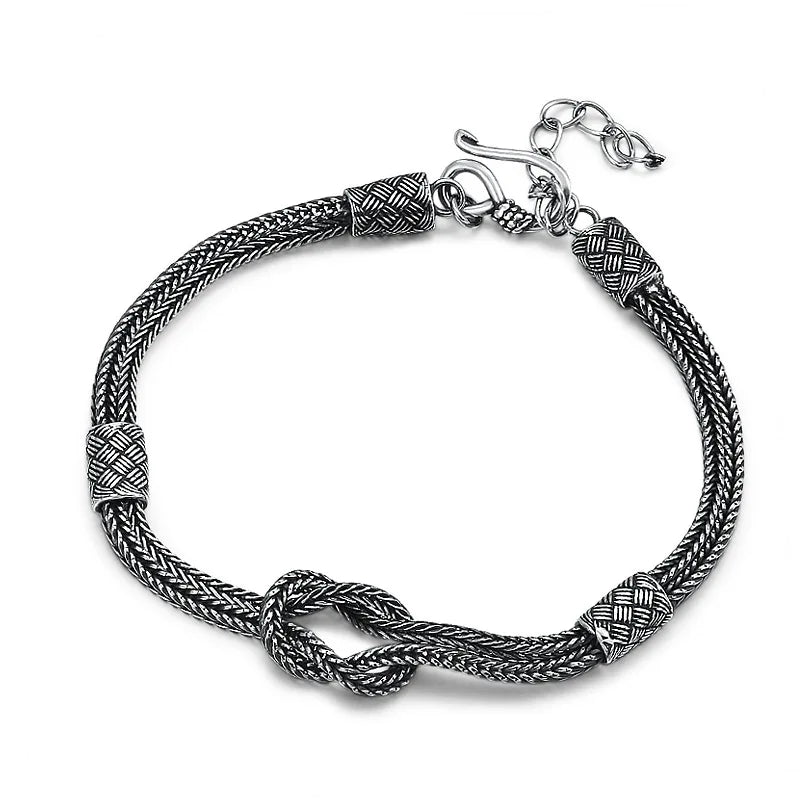 Knots of Wyrd 925 Silver Bracelet