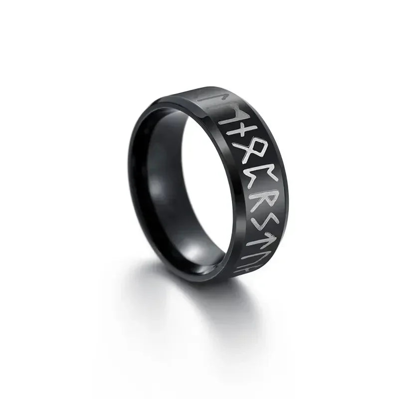 Viking Rune Ring - Stainless Steel