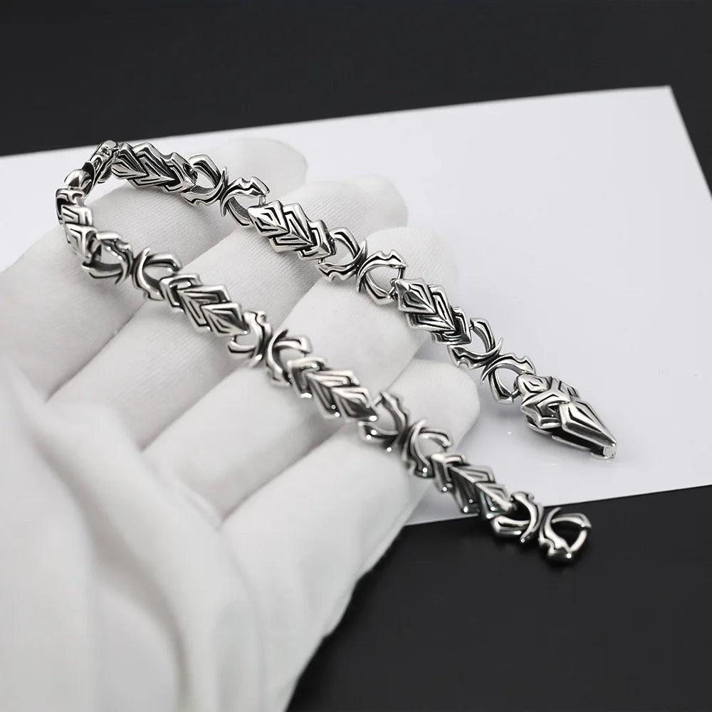 Gungnir The Spear of Odin 925 Sterling Silver Bracelet