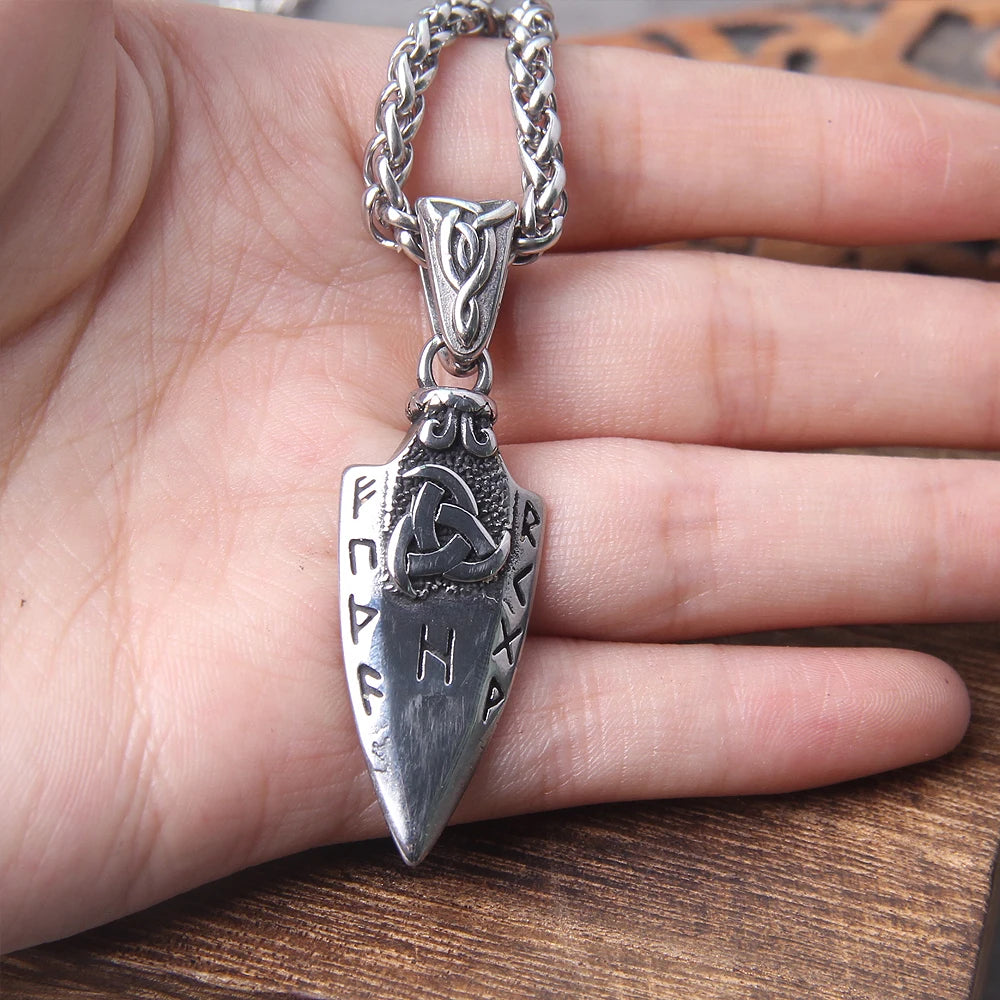 Odin's Spear Gungnir Steel NecklaceOdin's Spear Gungnir Steel Necklace