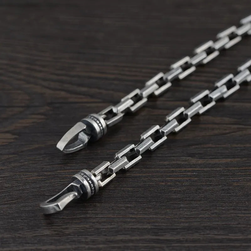 Gleipnir Chain 925 Sterling Silver Bracelet and Necklace