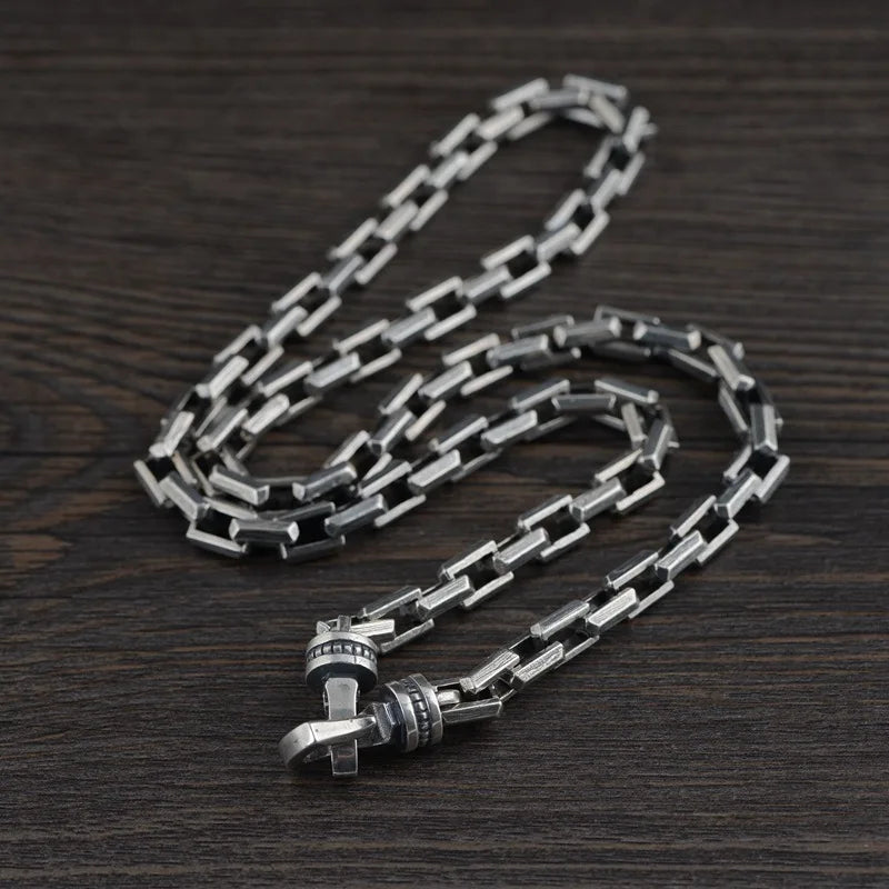 Gleipnir Chain 925 Sterling Silver Bracelet and Necklace