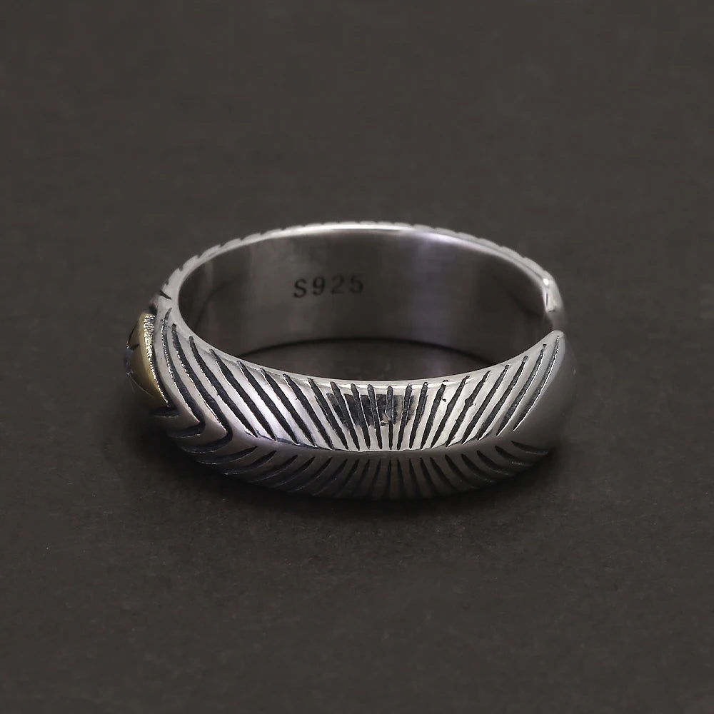 Draupnir 925 Sterling Silver Adjustable Ring
