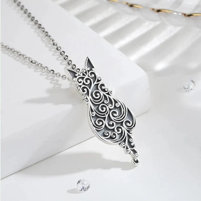 Freyja Cat 925 Silver Necklace