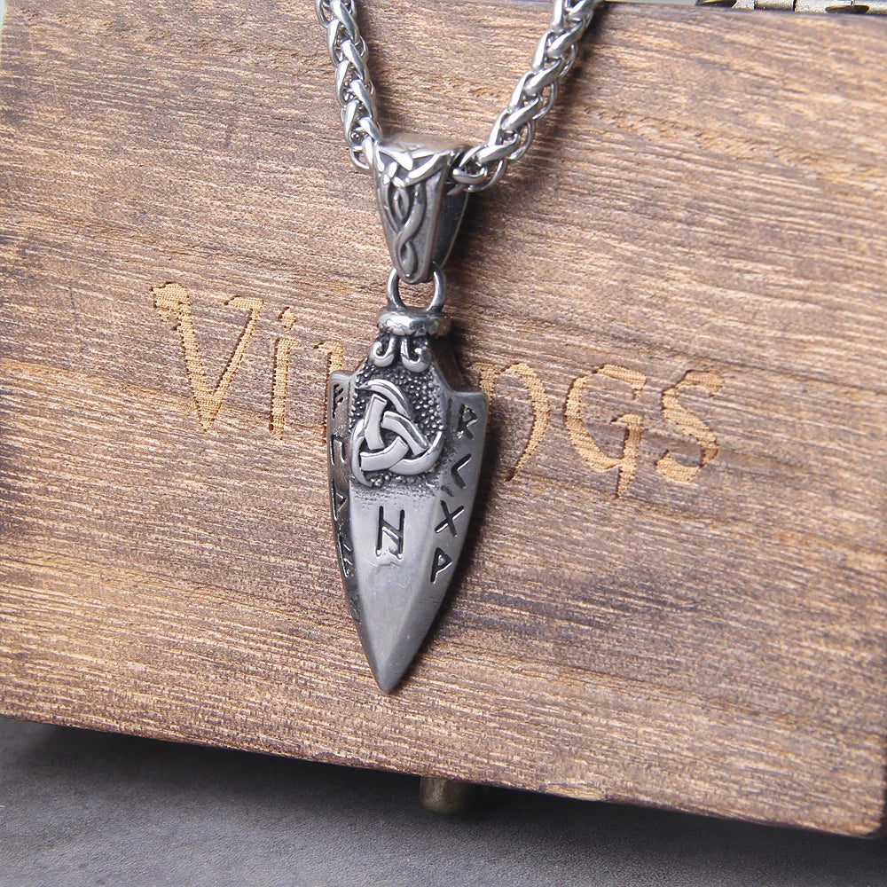 Odin's Spear Gungnir Steel Necklace