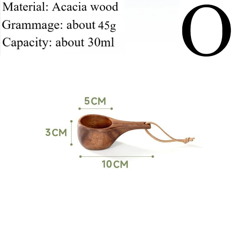 Traditional Norse Wood Carved Mug