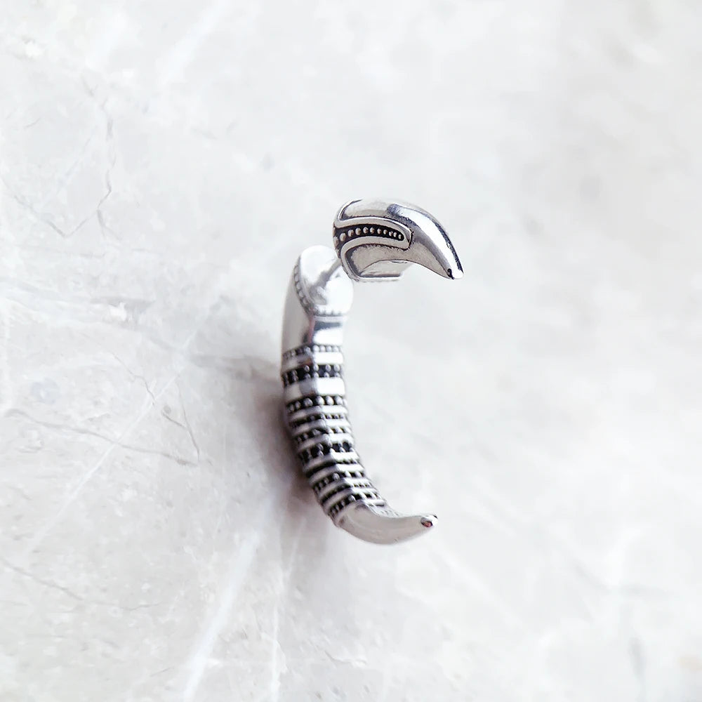 Nidhogg Talon Handmade 925 Sterling Silver Earrings