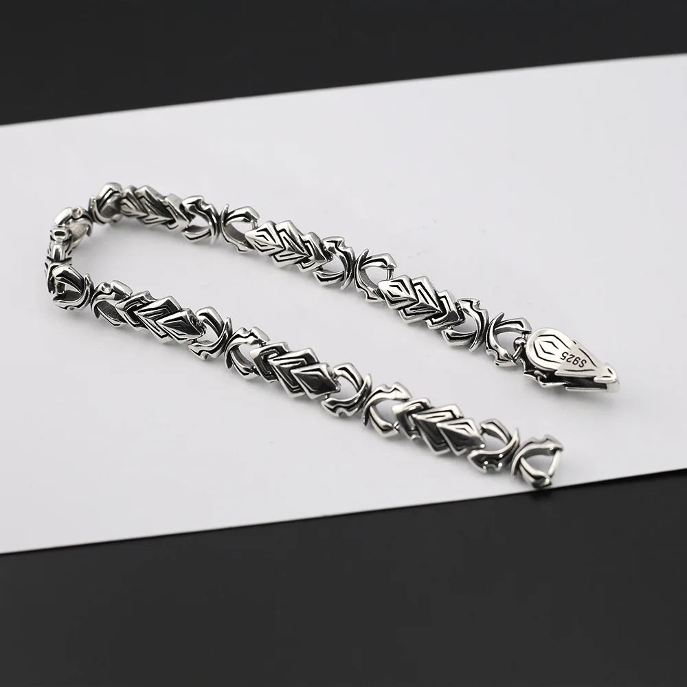 Gungnir The Spear of Odin 925 Sterling Silver Bracelet