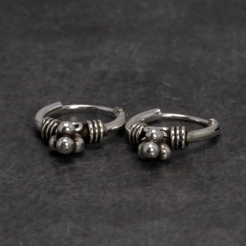 Oseberg Knot 925 Sterling Silver Earrings