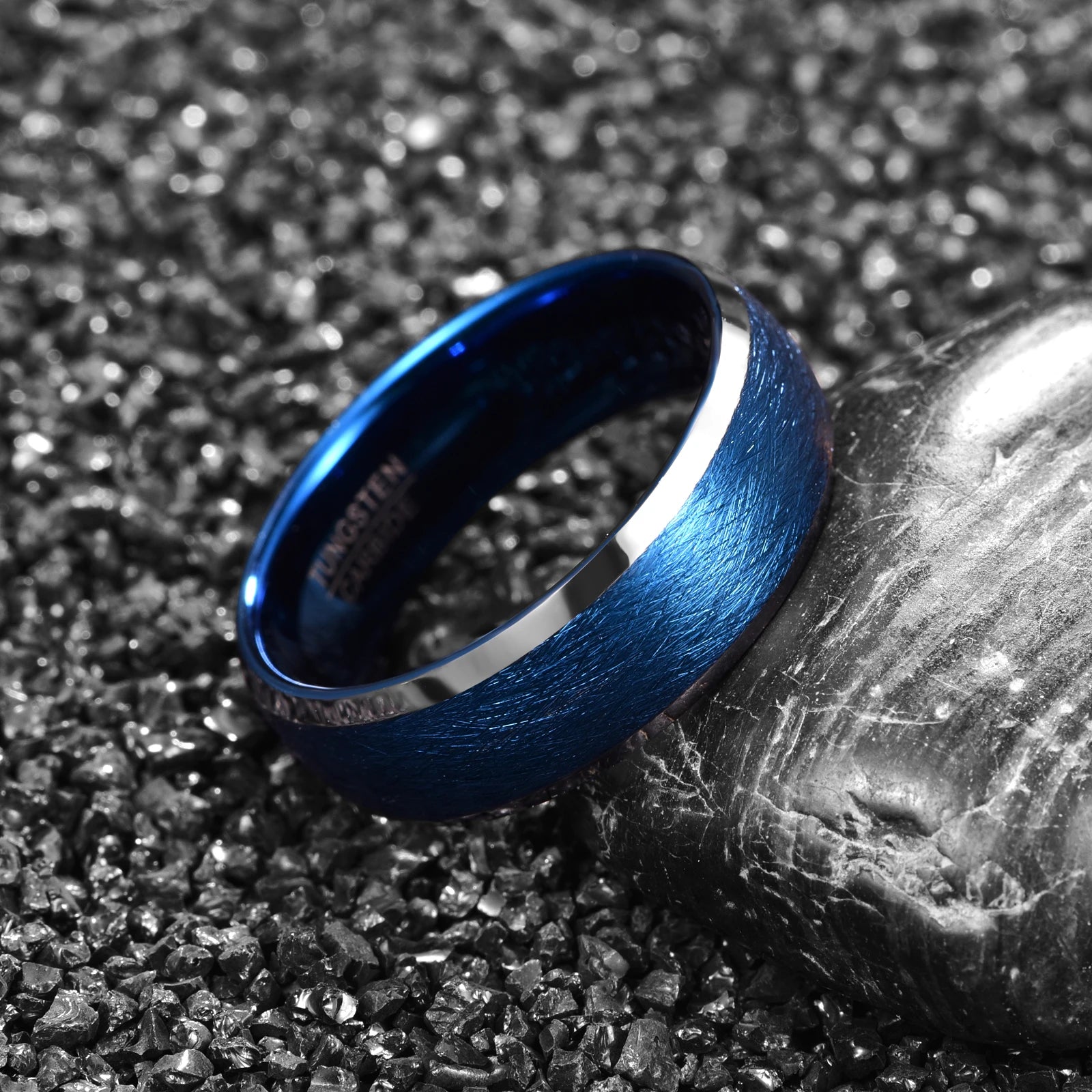 Waves of Njord Tungsten Carbide Ring