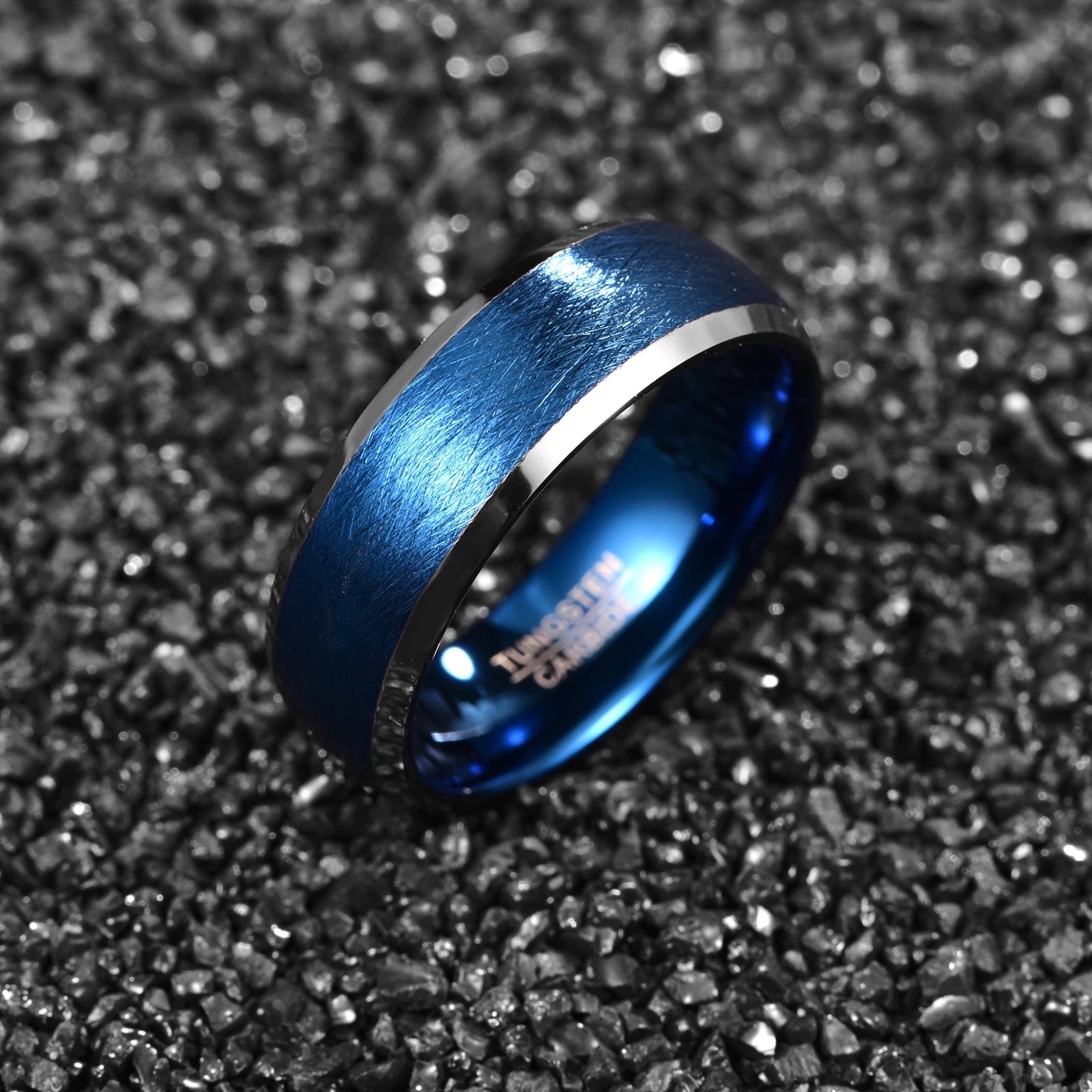 Waves of Njord Tungsten Carbide Ring