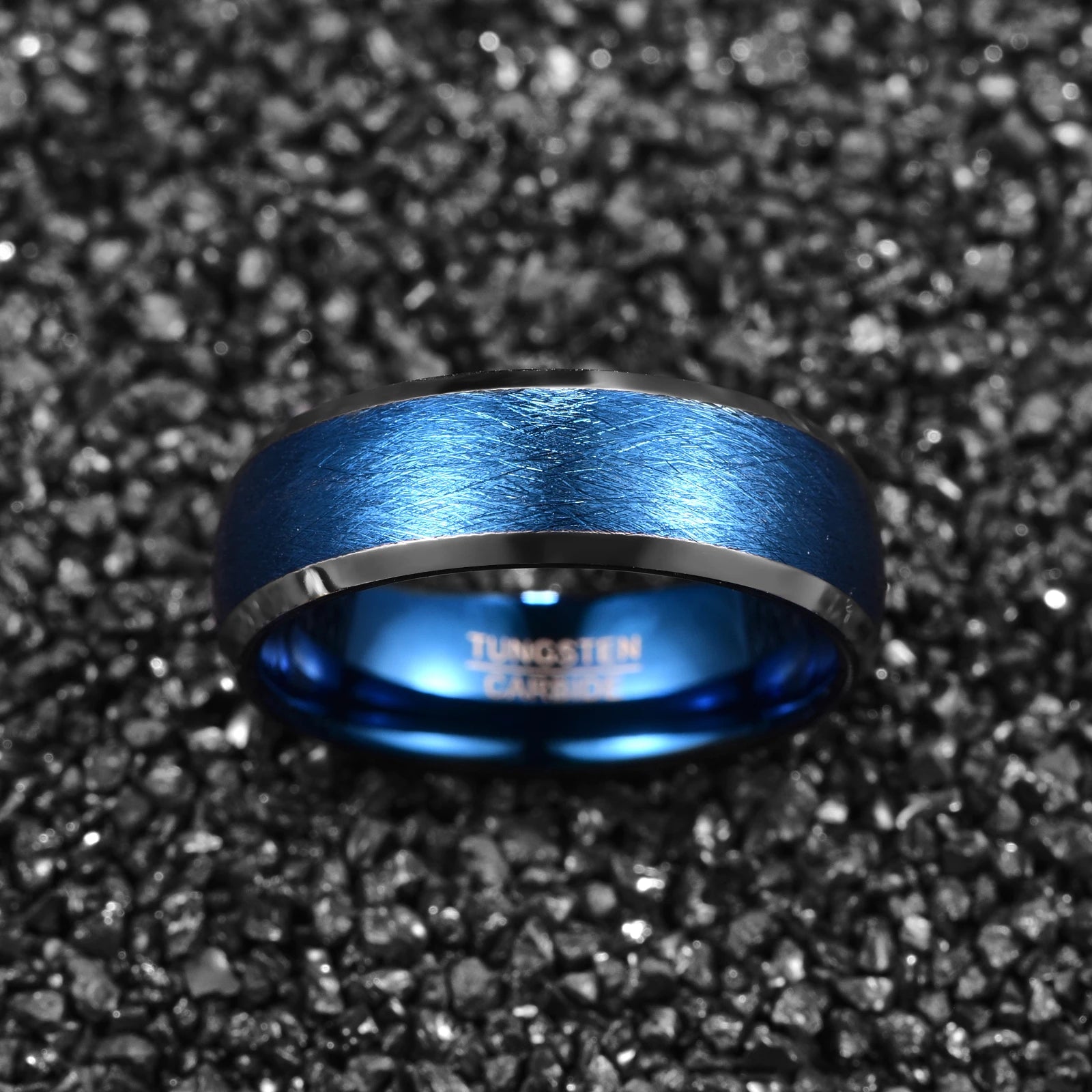 Waves of Njord Tungsten Carbide Ring