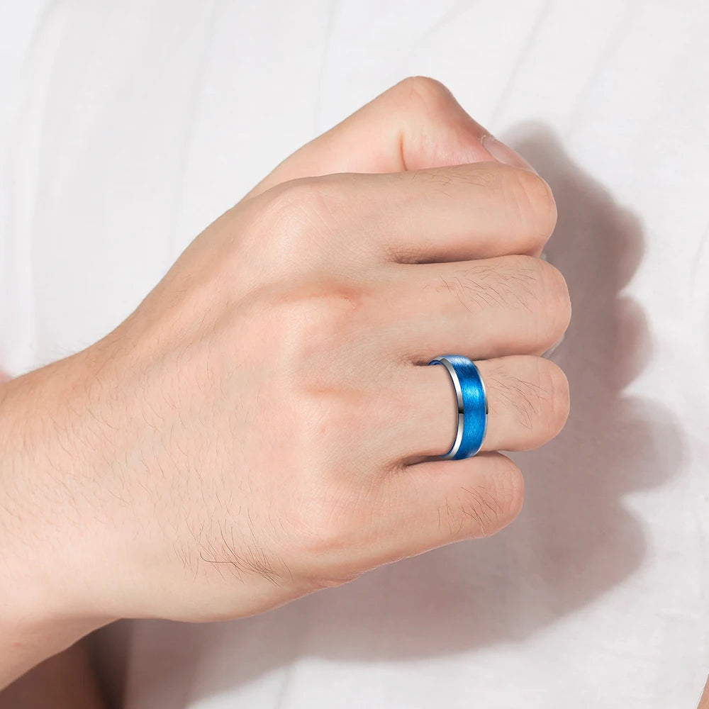 Waves of Njord Tungsten Carbide Ring