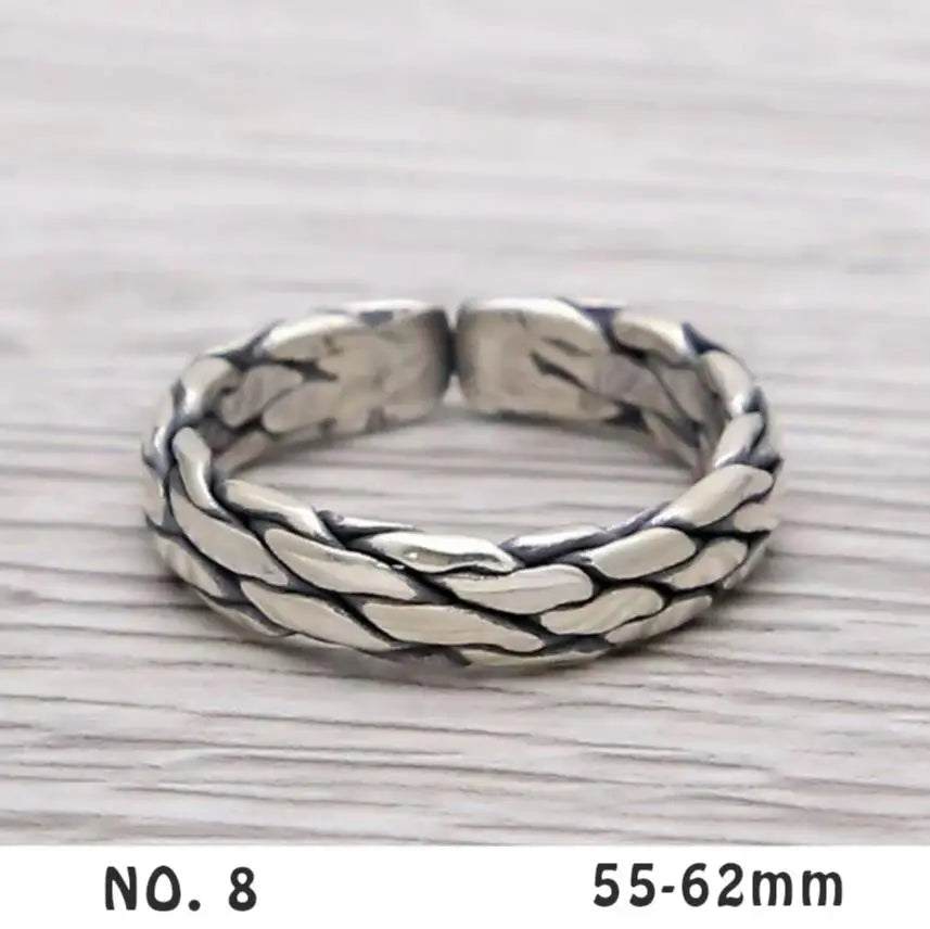Wide Gleipnir - Handmade 925 Sterling Silver Ring
