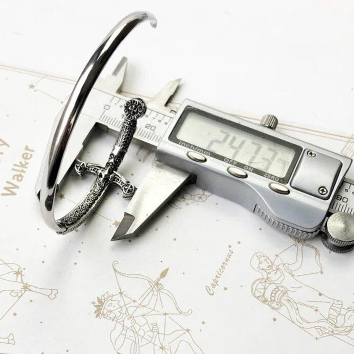 Freyr Sword 925 Sterling Silver Bracelet