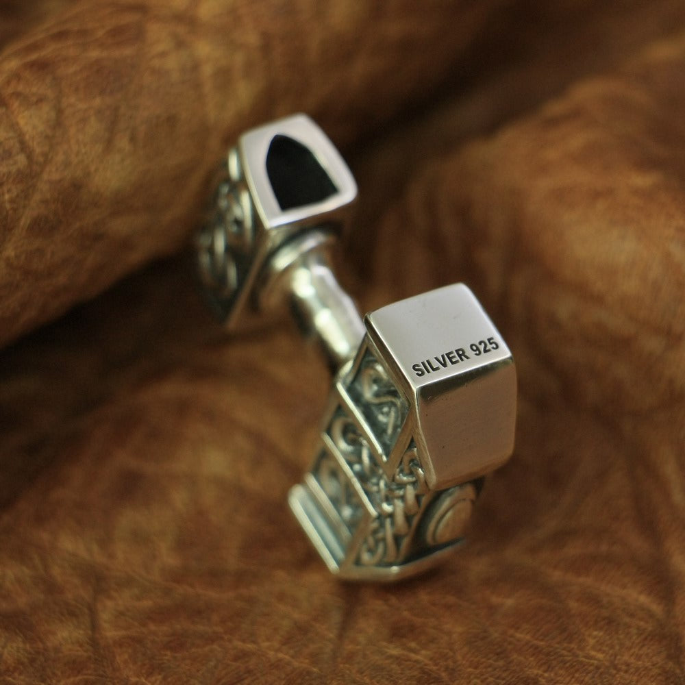 Mighty Mjolnir Necklace in 925 Sterling Silver