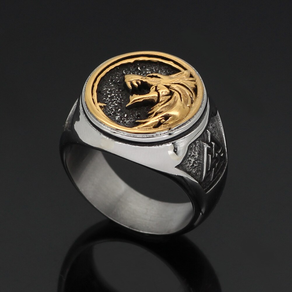 Fenrir Howls 316L Stainless Steel Ring