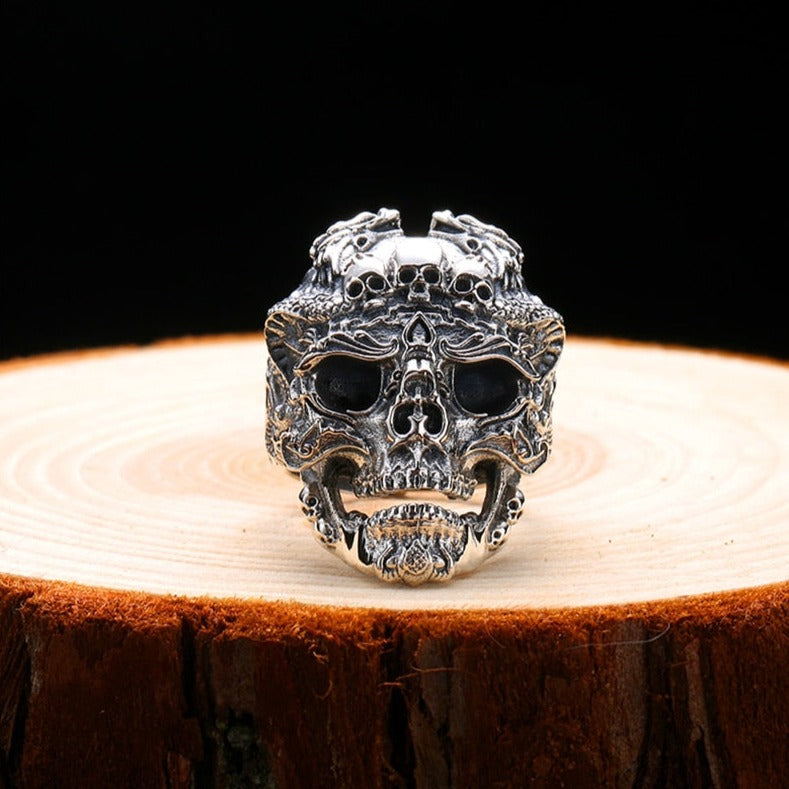 Champion of the Dead 925 Sterling Silver Adjustable Ring